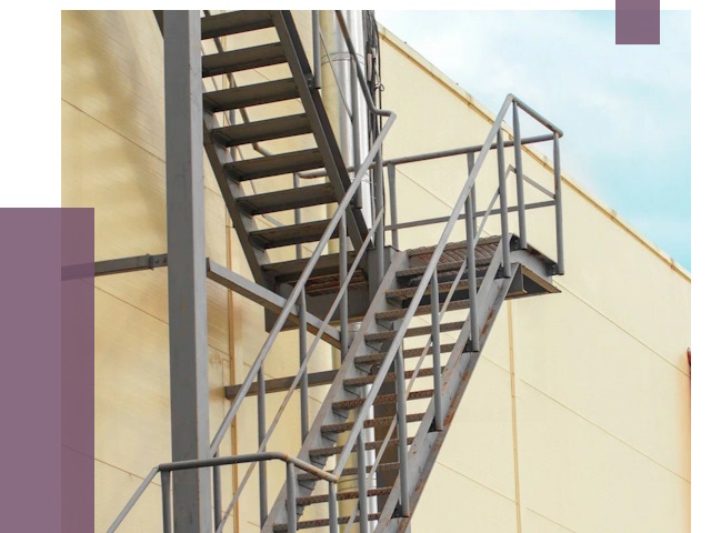 Пожарные лестницы в Сатке от 12413 руб. — монтаж и продажа | ПРОЛЁТ-Стк