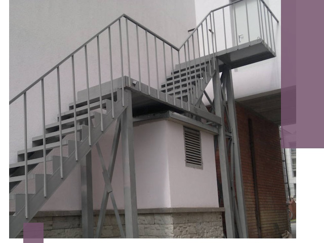 Монтаж пожарных лестниц под ключ в Сатке с гарантией качества