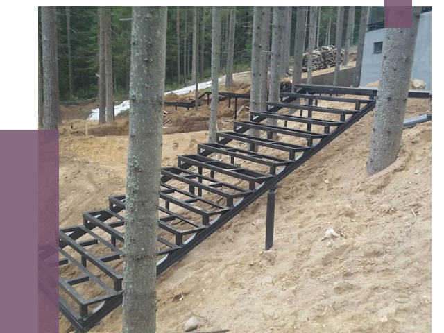 Монтаж металлических лестниц в Сатке от 13706 руб. 