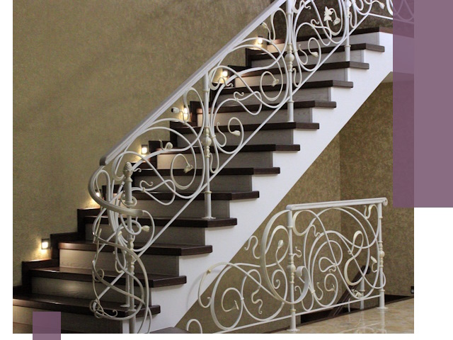 Кованые лестницы под ключ в Сатке — изготовление и монтаж