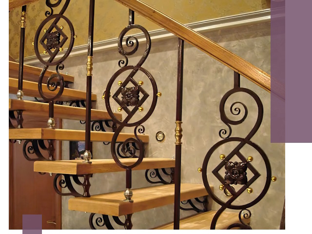 Изготовление кованых лестниц под ключ в Сатке