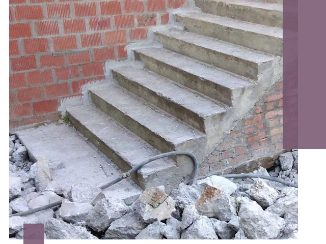 Демонтаж бетонных лестниц в Сатке: быстро и безопасно