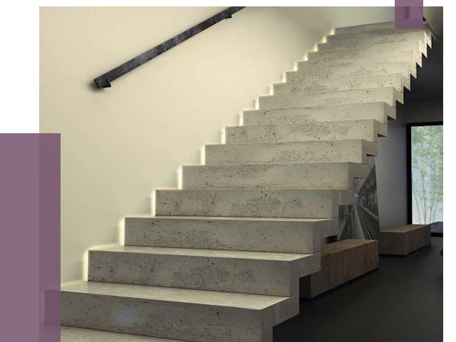 Облицовка бетонных лестниц в Сатке от 4655 руб/м2