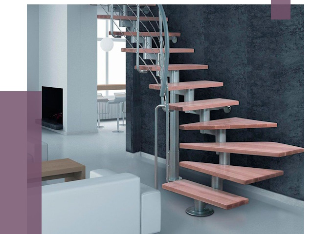 Модульные лестницы в Сатке от 17068 руб. — купить в ПРОЛЁТ-Стк