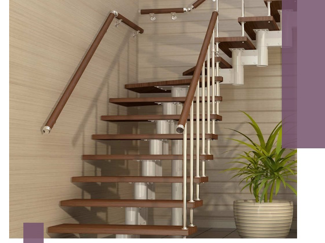 Изготовление модульных лестниц под ключ в Сатке