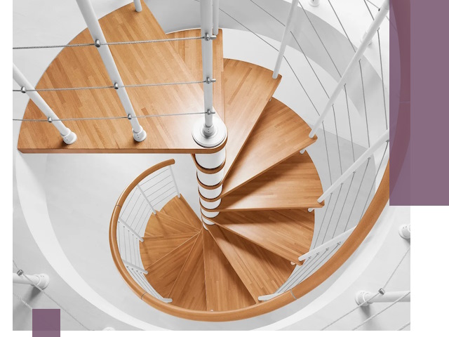 Изготовление винтовых лестниц под ключ в Сатке