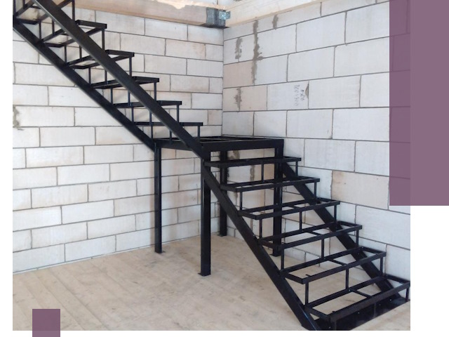 Лестницы на металлокаркасе под ключ в Сатке — изготовление и монтаж