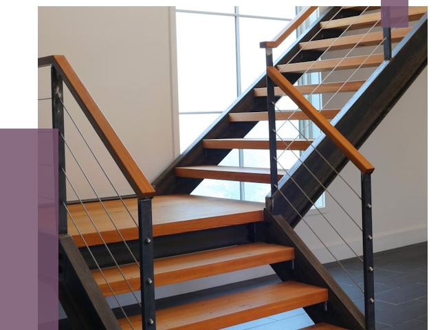 Изготовление лестниц на металлокаркасе в Сатке от 19136 руб. | ПРОЛЁТ-Стк