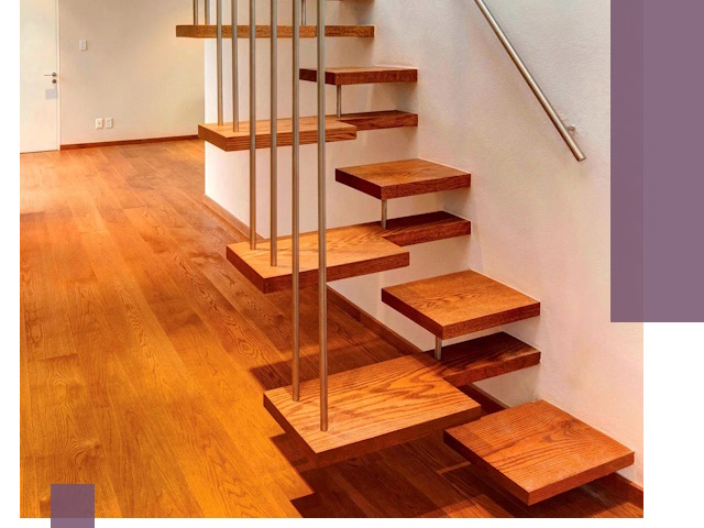 Лестницы «гусиный шаг» на заказ в Сатке для узких пространств