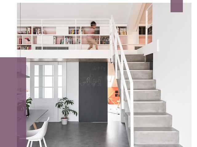 Лестницы для двухуровневой квартиры в Сатке от 178434 руб. | ПРОЛЁТ-Стк