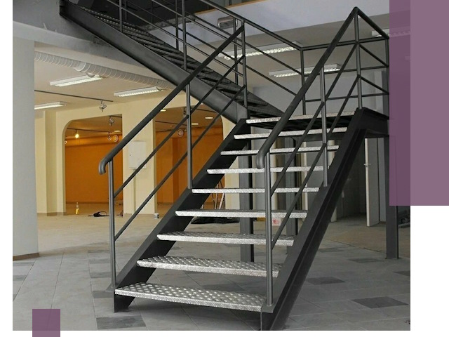 Лестницы для офиса в Сатке: изготовление, монтаж, демонтаж