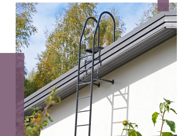 Лестницы на крышу в Сатке от 19343 руб. — монтаж и монтаж ПРОЛЁТ-Стк