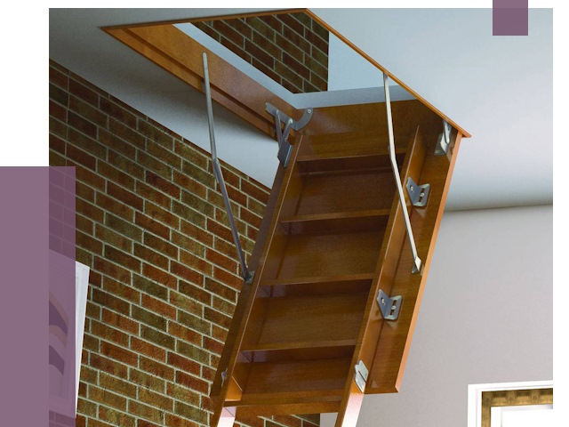 Установка чердачной лестницы в Сатке от 7913 руб. | ПРОЛЁТ-Стк