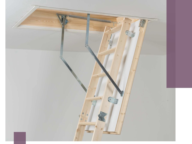 Установка чердачной лестницы под ключ в Сатке