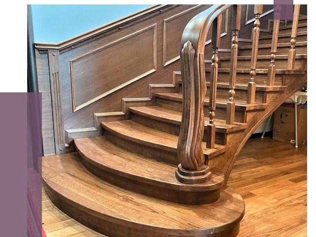 Дубовые лестницы под ключ в Сатке от 178434 руб. — ПРОЛЁТ-Стк