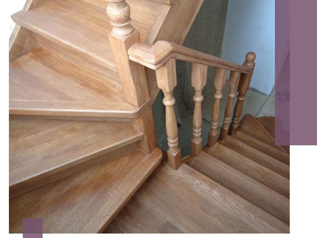 Дубовые лестницы под ключ в Сатке: изготовление и монтаж