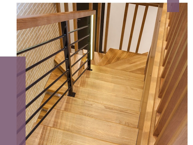 Лестницы из ясеня в Сатке под ключ от 10137 руб. 