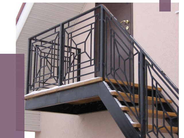 Металлические перила в Сатке от 4344 руб.  | ПРОЛЁТ-Стк