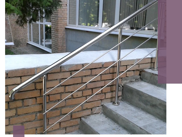 Перила из нержавеющей стали высокого качества в Сатке