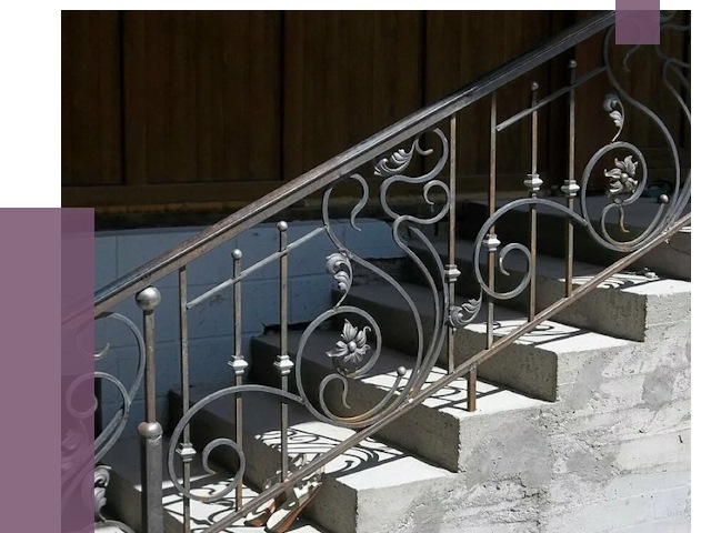 Кованые перила в Сатке от 8792 руб. под ключ — качество от ПРОЛЁТ-Стк
