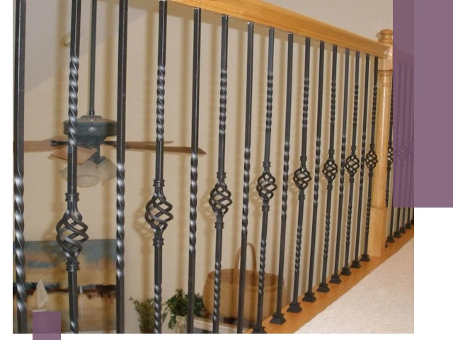 Изготовление и монтаж кованных перил в Сатке под ключ