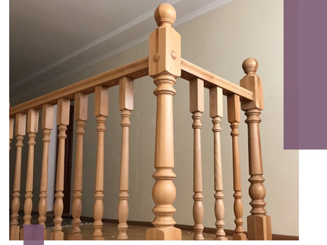 Деревянные перила на заказ в Сатке: монтаж и изготовление