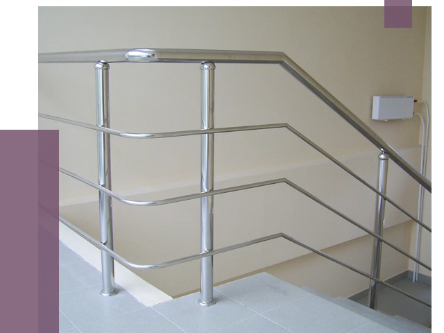 Алюминиевые перила в Сатке от 6413 руб. под ключ | ПРОЛЁТ-Стк