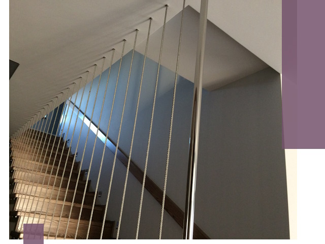 Тросовые перила под ключ в Сатке — производство и монтаж