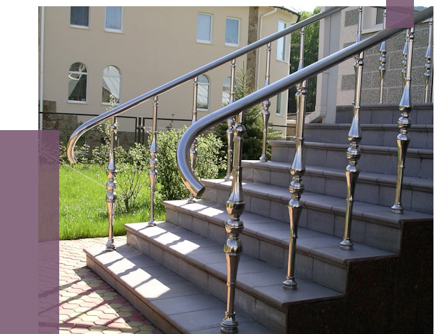 Перила для крыльца в Сатке от 10861 руб. — монтаж ПРОЛЁТ-Стк