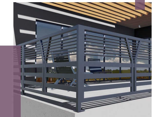 Изготовление балконных ограждений в Сатке от 10861 руб. | ПРОЛЁТ-Стк