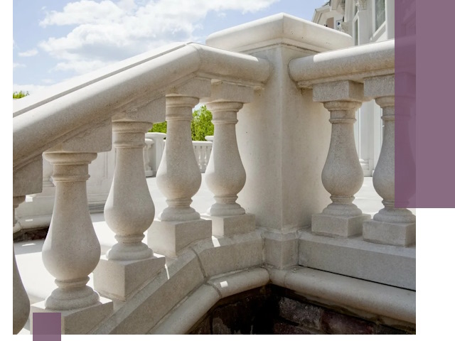 Балюстрады из металла и камня под ключ в Сатке