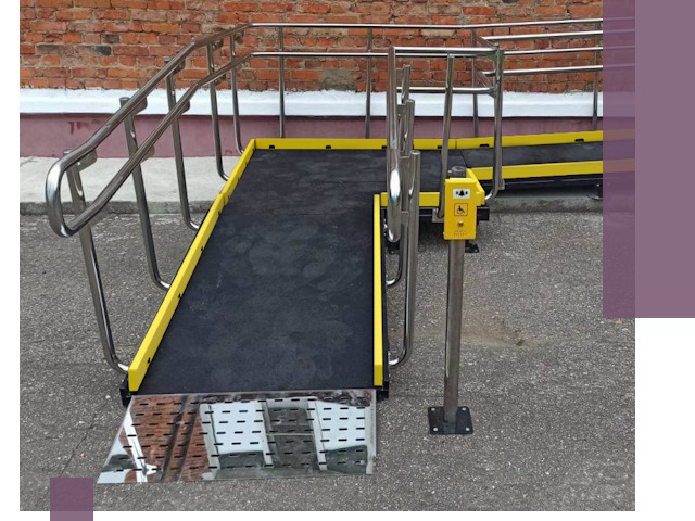 Изготовление наклонных пандусов для инвалидов в Сатке