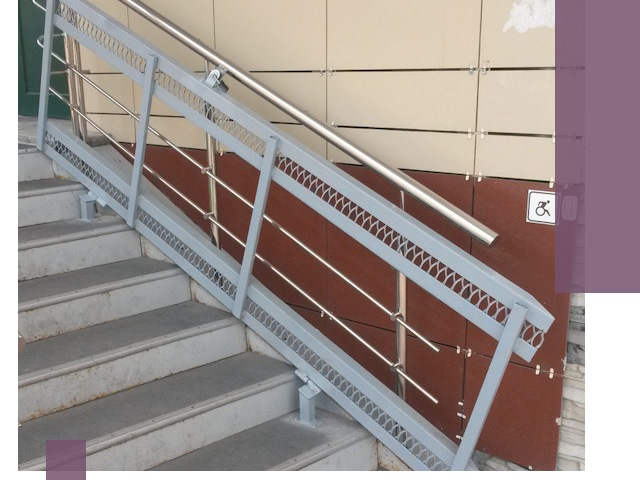 Изготовление откидных пандусов под ключ в Сатке