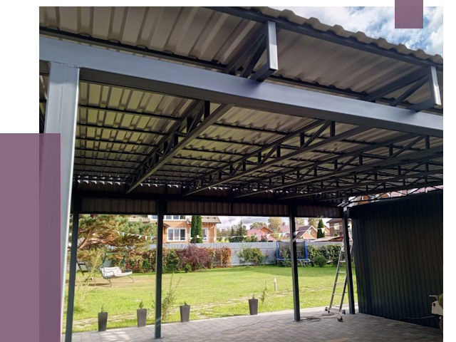 Монтаж навесов в Сатке от 7448 руб. — установка навеса | ПРОЛЁТ-Стк