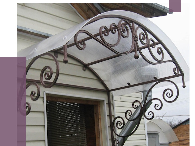 Изготовление козырьков в Сатке от 7448 руб. — заказать | ПРОЛЁТ-Стк