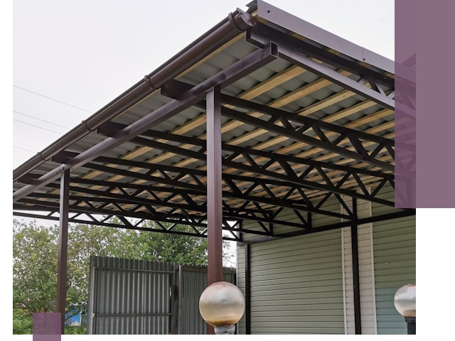 Навесы под ключ в Сатке: изготовление, монтаж и гарантия