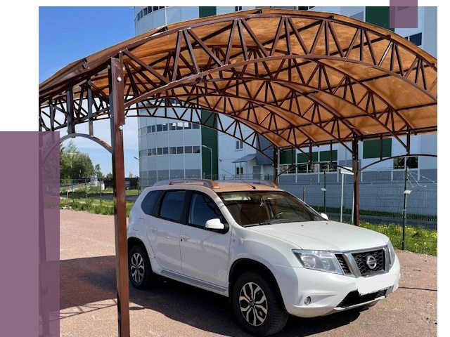 Недорогие навесы в Сатке от 43445 руб. | ПРОЛЁТ-Стк