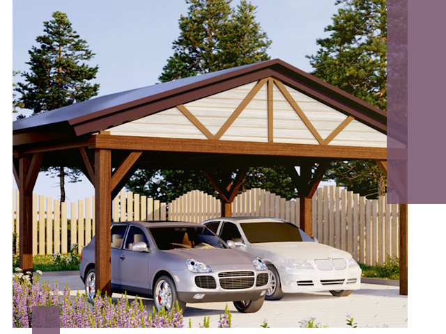 Навесы для автомобиля в Сатке — изготовление и монтаж