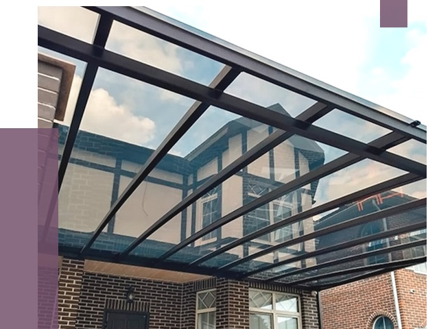 Навесы из поликарбоната в Сатке от 8710 руб. под ключ — ПРОЛЁТ-Стк