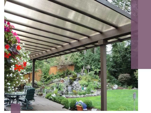 Навесы из поликарбоната под ключ в Сатке быстро и надёжно