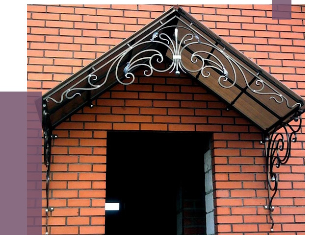 Металлические козырьки в Сатке от 10809 руб. 