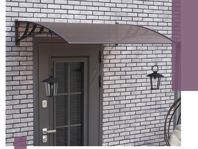 Недорогие козырьки и навесы под ключ в Сатке