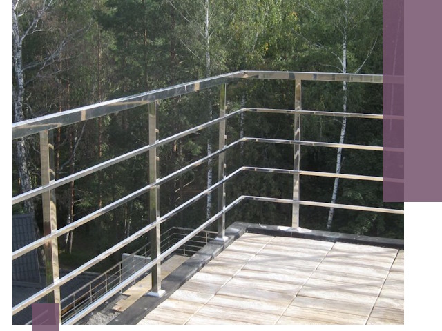 Парапеты из нержавеющей стали в Сатке — изготовление и монтаж