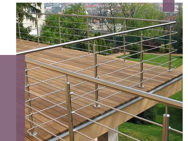 Алюминиевые парапеты в Сатке под ключ от 7861 руб. 