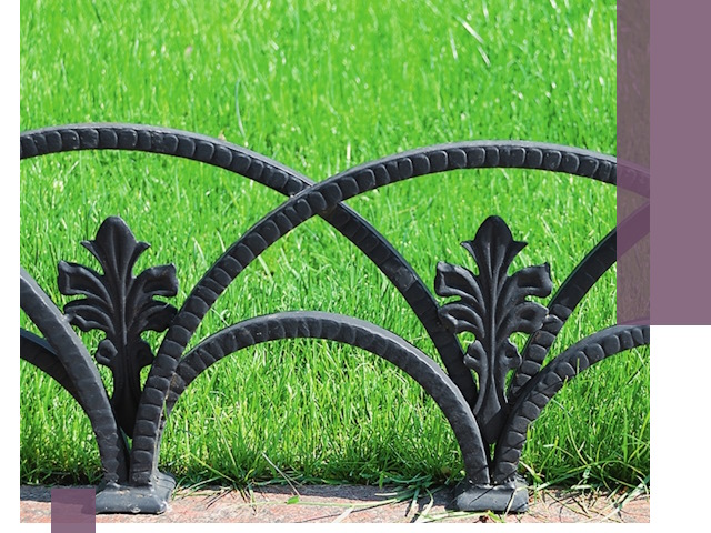 Декоративные металлические бордюры под ключ в Сатке