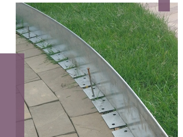 Металлические бордюры для тротуаров в Сатке от 8792 руб.