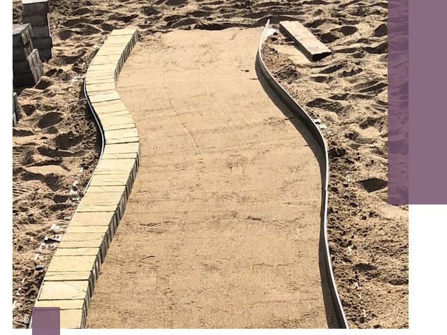 Металлические бордюры для тротуаров в Сатке — прочные и долговечные