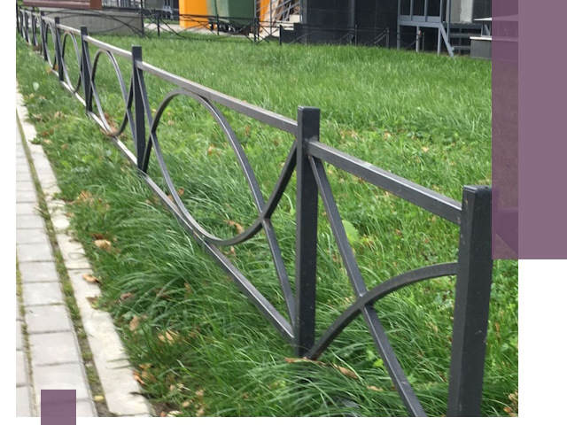 Газонные ограждения из металла в Сатке — монтаж и продажа