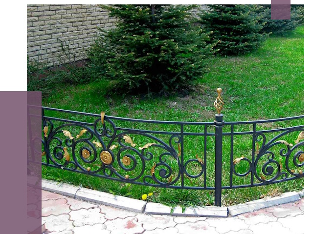 Кованые газонные ограждения в Сатке от 7706 руб. — ПРОЛЁТ-Стк
